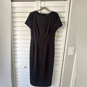 Preston & York Classic Black Midi Dress